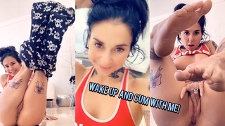 Tight Body Tattoo Mom Joanna Angel Starts The Day Masturbating