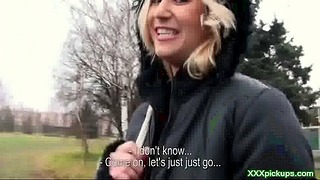 Aroused European-milf Fucks Foreigner In Outside Washroom 18