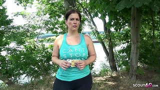 German Scout – Large Ass Big Lovely Female Mom Mom Tell To Fuck At Street Audition