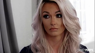 Busty Blondie Milf Gets the Wild Cock She Needs from Son
