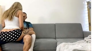 Lustful Stepsister Changes Fucking Positions Up And Down