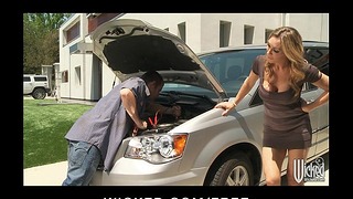 Stunning Blondie British Milf Tanya Tate Fucks Her Vehicle Mechanic