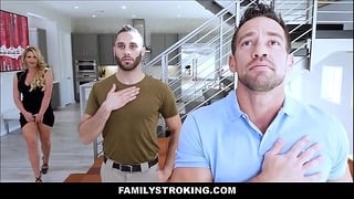 Milf Mother Threesome With Husband And Stepson